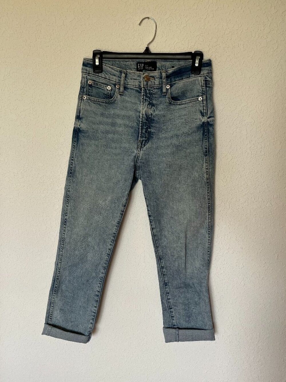 GAP High Rise Vintage Slim Capri Jeans Size 4/27